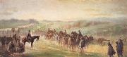 Forbes, Edwin Marching in the Rain After Gettysburg oil on canvas